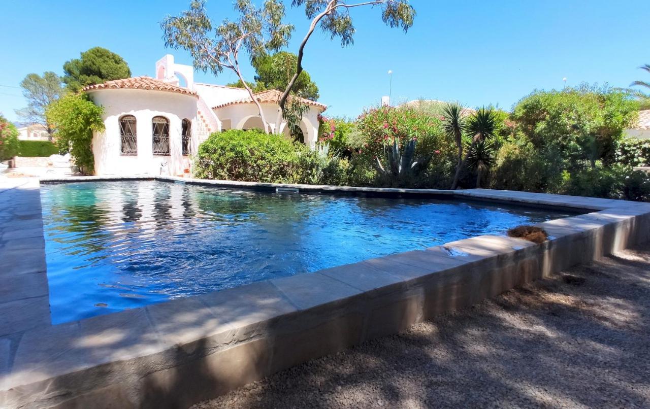 Villa Dos Calas - Bonita Villa De Estilo Rustico Y Piscina De Agua Salada L'Ametlla de Mar Exterior foto