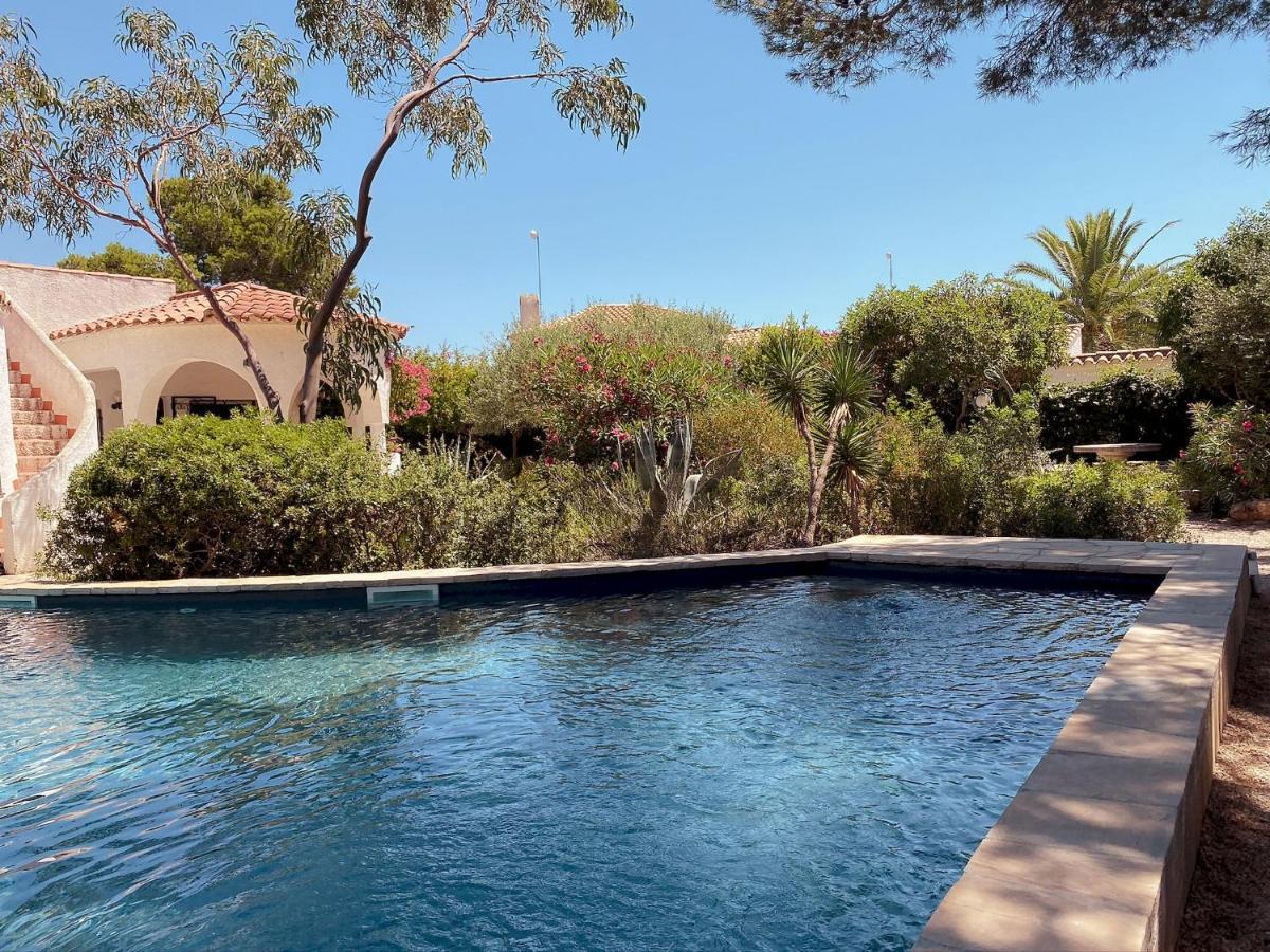 Villa Dos Calas - Bonita Villa De Estilo Rustico Y Piscina De Agua Salada L'Ametlla de Mar Exterior foto