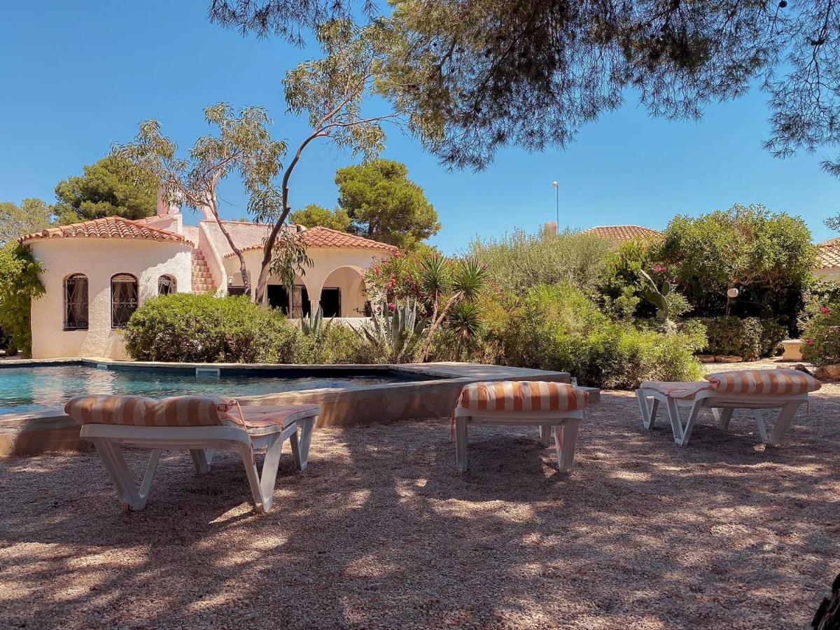 Villa Dos Calas - Bonita Villa De Estilo Rustico Y Piscina De Agua Salada L'Ametlla de Mar Exterior foto