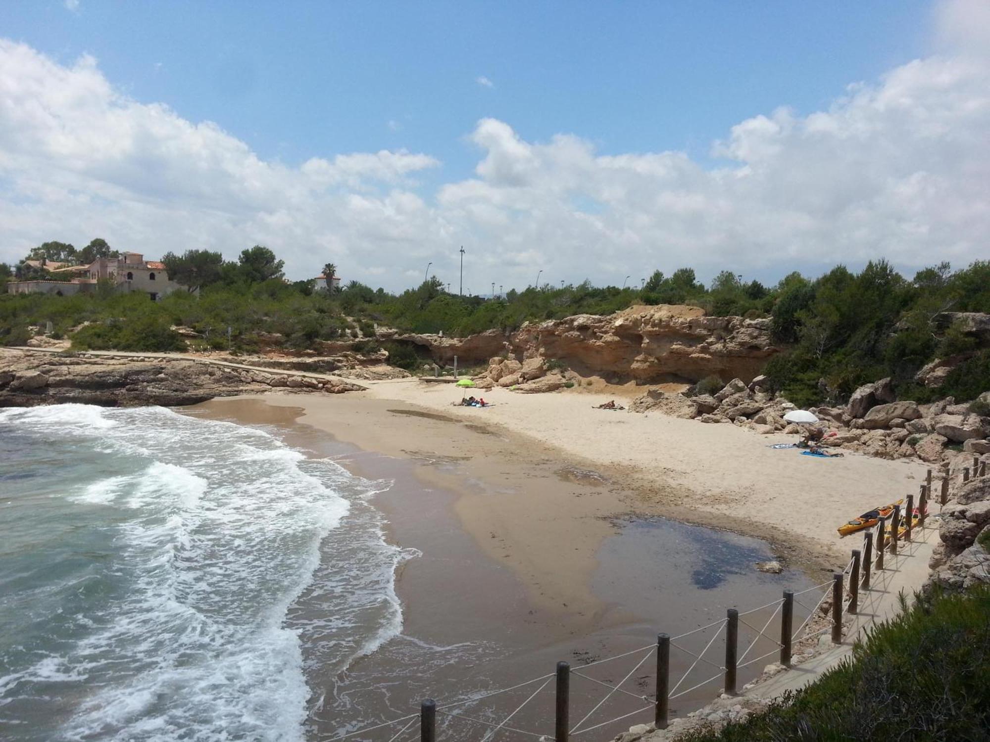 Villa Dos Calas - Bonita Villa De Estilo Rustico Y Piscina De Agua Salada L'Ametlla de Mar Exterior foto